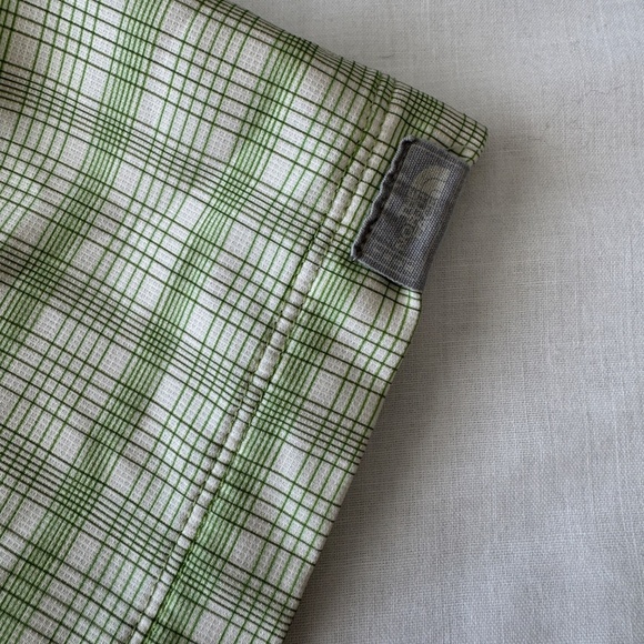 The North Face Men's XL Green Plaid Button Up Performance Shirt Hiking Fishing - Picture 11 of 16